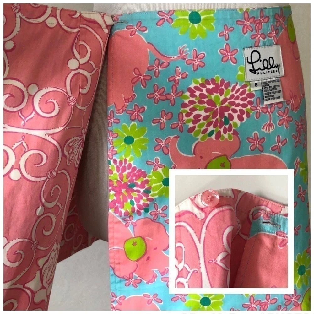RARE! Lilly Pulitzer Elefrance Reversible …